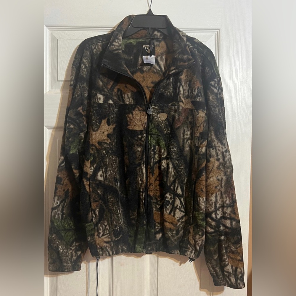 Camouflage women fleece jacket Xl